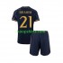 Real Madrid Uit Tenue Kinder Voetbalshirts Brahim Diaz 21 2023-2024 Korte Mouwen