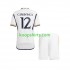Real Madrid Thuis Tenue Kinder Voetbalshirts Camavinga 12 2023-2024 Korte Mouwen