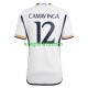 Real Madrid Thuis Tenue Heren Voetbalshirts Camavinga 12 2023-2024 Korte Mouwen