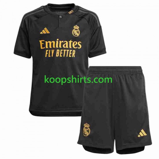 Real Madrid Derde Tenue Kinder Voetbalshirts 2023-2024 Korte Mouwen Real Madrid Derde Tenue Kinder Voetbalshirts 2023-2024 Korte Mouwen