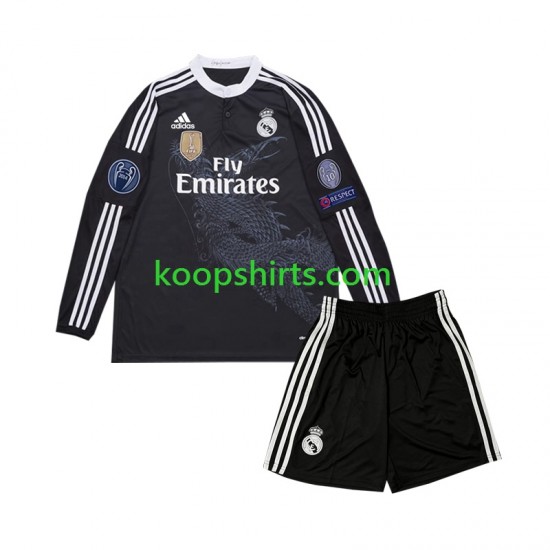 Real Madrid Retro Derde Tenue Kinder Voetbalshirts 2014 Lange Mouwen Real Madrid Retro Derde Tenue Kinder Voetbalshirts 2014 Lange Mouwen