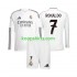 Real Madrid Thuis Tenue Kinder Voetbalshirts Cristiano Ronaldo 7 2024-2025 Lange Mouwen