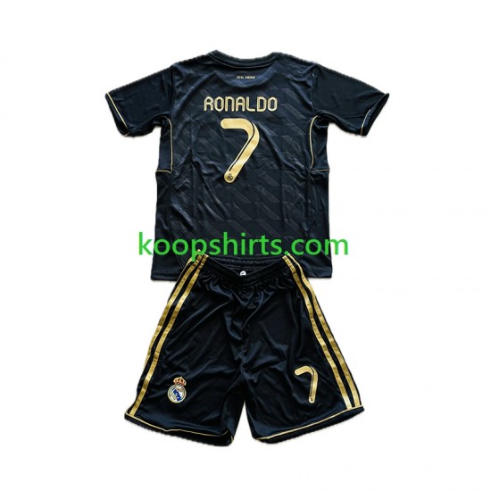 Real Madrid Retro Uit Tenue Kinder Voetbalshirts Cristiano Ronaldo 7 2011-2012 Korte Mouwen Real Madrid Retro Uit Tenue Kinder Voetbalshirts Cristiano Ronaldo 7 2011-2012 Korte Mouwen