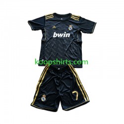 Real Madrid Retro Uit Tenue Kinder Voetbalshirts Cristiano Ronaldo 7 2011-2012 Korte Mouwen