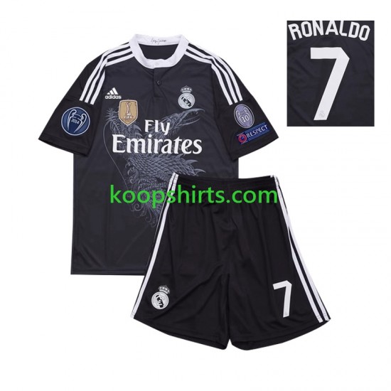 Real Madrid Retro Derde Tenue Kinder Voetbalshirts Cristiano Ronaldo 7 2014 Korte Mouwen Real Madrid Retro Derde Tenue Kinder Voetbalshirts Cristiano Ronaldo 7 2014 Korte Mouwen