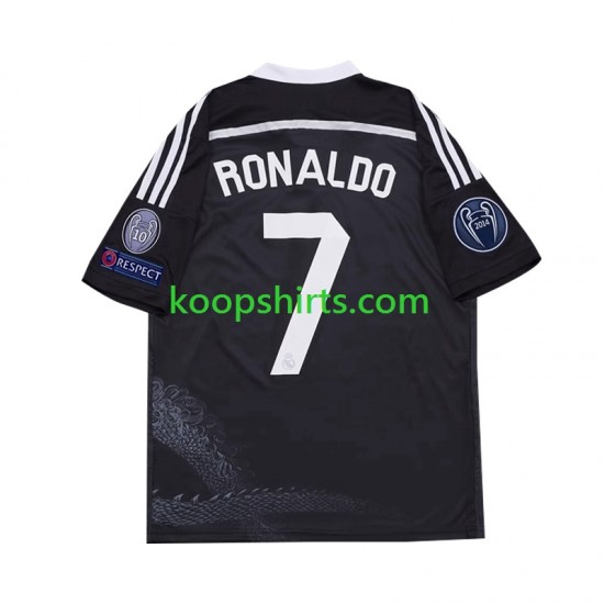 Real Madrid Retro Derde Tenue Kinder Voetbalshirts Cristiano Ronaldo 7 2014 Korte Mouwen