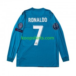 Real Madrid Retro Derde Tenue Kinder Voetbalshirts Cristiano Ronaldo 7 2017 Lange Mouwen