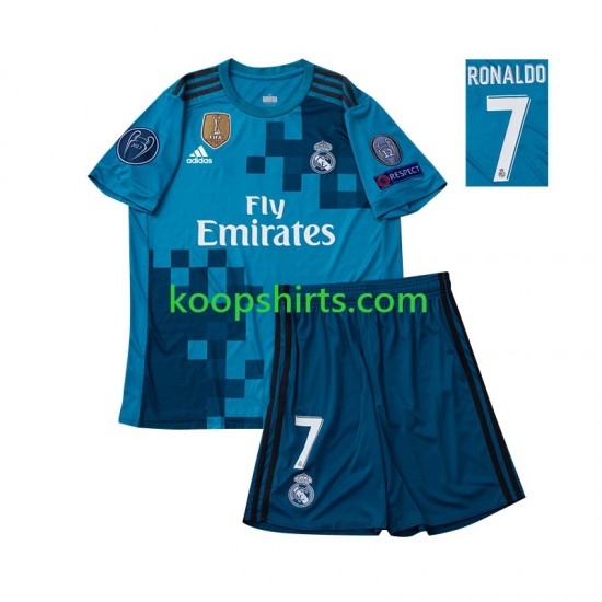 Real Madrid Retro Derde Tenue Kinder Voetbalshirts Cristiano Ronaldo 7 2017 Korte Mouwen Real Madrid Retro Derde Tenue Kinder Voetbalshirts Cristiano Ronaldo 7 2017 Korte Mouwen