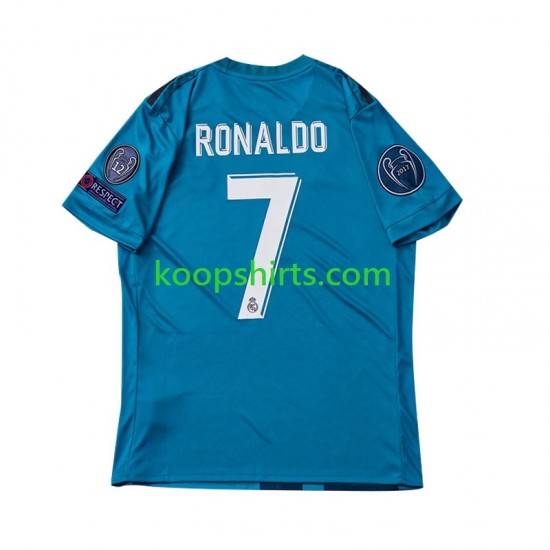 Real Madrid Retro Derde Tenue Heren Voetbalshirts Cristiano Ronaldo 7 2017 Korte Mouwen Real Madrid Retro Derde Tenue Heren Voetbalshirts Cristiano Ronaldo 7 2017 Korte Mouwen