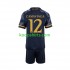 Real Madrid Uit Tenue Kinder Voetbalshirts EDUARDO CAMAVINGA 12 2023-2024 Korte Mouwen