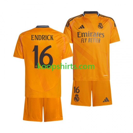 Real Madrid Uit Tenue Kinder Voetbalshirts ENDRICK 16 2024-2025 Korte Mouwen Real Madrid Uit Tenue Kinder Voetbalshirts ENDRICK 16 2024-2025 Korte Mouwen