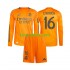 Real Madrid Uit Tenue Kinder Voetbalshirts Endrick 16 2024-2025 Lange Mouwen