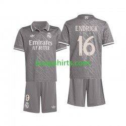 Real Madrid Derde Tenue Kinder Voetbalshirts Endrick 16 2024-2025 Korte Mouwen