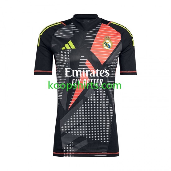 Real Madrid Doelman Uit Tenue Heren Voetbalshirts 2024-2025 Korte Mouwen Real Madrid Doelman Uit Tenue Heren Voetbalshirts 2024-2025 Korte Mouwen