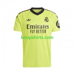 Real Madrid Doelman Derde Tenue Heren Voetbalshirts COURTOIS 1 2024-2025 Korte Mouwen