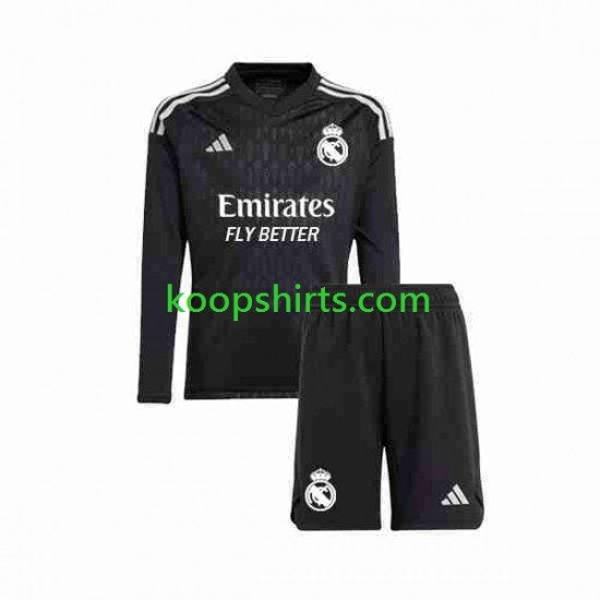 Real Madrid Doelman Uit Tenue Kinder Voetbalshirts 2023-2024 Lange Mouwen Real Madrid Doelman Uit Tenue Kinder Voetbalshirts 2023-2024 Lange Mouwen
