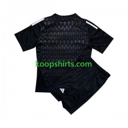 Real Madrid Doelman Uit Tenue Kinder Voetbalshirts 2023-2024 Korte Mouwen