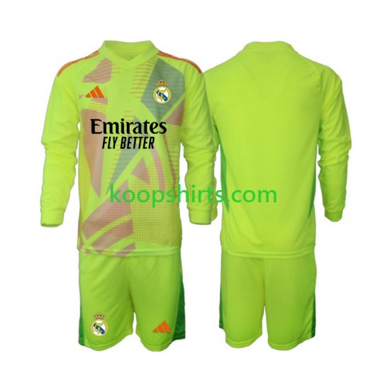 Real Madrid Doelman Vierde Tenue Kinder Voetbalshirts 2024-2025 Lange Mouwen Real Madrid Doelman Vierde Tenue Kinder Voetbalshirts 2024-2025 Lange Mouwen
