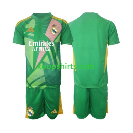 Real Madrid Doelman Derde Tenue Kinder Voetbalshirts 2024-2025 Korte Mouwen Real Madrid Doelman Derde Tenue Kinder Voetbalshirts 2024-2025 Korte Mouwen