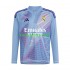 Real Madrid Doelman Thuis Blauw Tenue Heren Voetbalshirts 2024-2025 Lange Mouwen