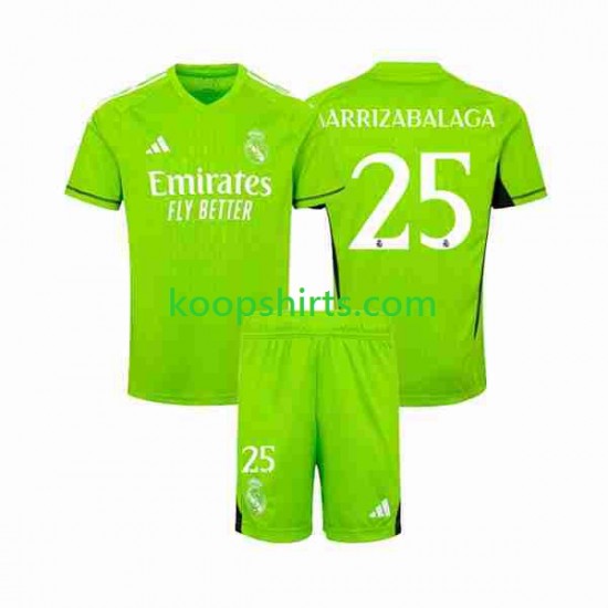 Real Madrid Doelman Thuis Tenue Kinder Voetbalshirts Kepa Arrizabalaga 25 2023-2024 Korte Mouwen Real Madrid Doelman Thuis Tenue Kinder Voetbalshirts Kepa Arrizabalaga 25 2023-2024 Korte Mouwen