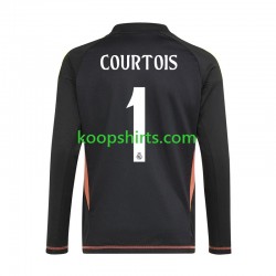 Real Madrid Doelman Uit Tenue Heren Voetbalshirts Thibaut Courtois 1 2024-2025 Korte Mouwen