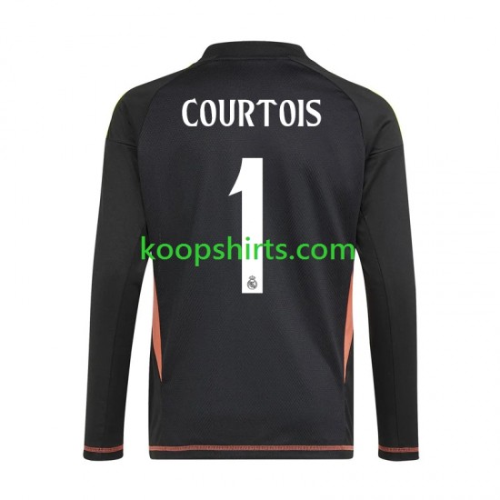 Real Madrid Doelman Uit Tenue Heren Voetbalshirts Thibaut Courtois 1 2024-2025 Korte Mouwen Real Madrid Doelman Uit Tenue Heren Voetbalshirts Thibaut Courtois 1 2024-2025 Korte Mouwen