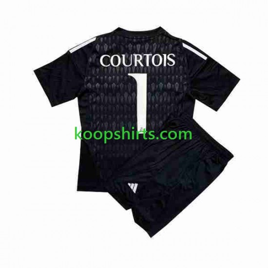 Real Madrid Doelman Uit Tenue Kinder Voetbalshirts Thibaut Courtois 1 2023-2024 Korte Mouwen Real Madrid Doelman Uit Tenue Kinder Voetbalshirts Thibaut Courtois 1 2023-2024 Korte Mouwen