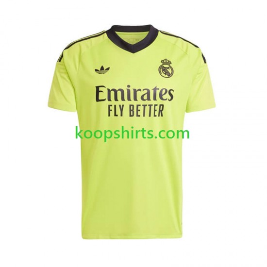 Real Madrid Doelman Derde Tenue Heren Voetbalshirts 2024-2025 Korte Mouwen Real Madrid Doelman Derde Tenue Heren Voetbalshirts 2024-2025 Korte Mouwen
