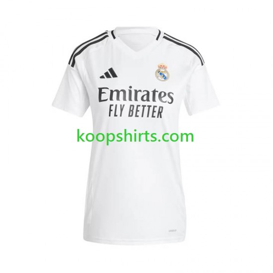 Real Madrid Thuis Tenue Dames Voetbalshirts 2024-2025 Korte Mouwen Real Madrid Thuis Tenue Dames Voetbalshirts 2024-2025 Korte Mouwen