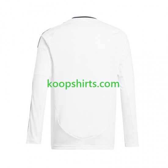 Real Madrid Thuis Wit Tenue Heren Voetbalshirts 2024-2025 Lange Mouwen