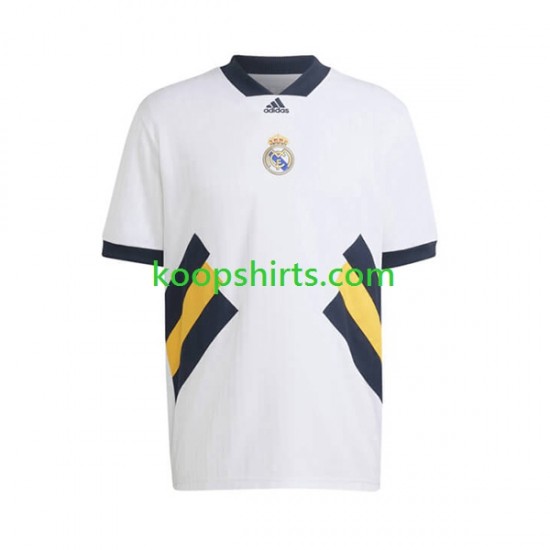 Real Madrid Retro Thuis Tenue Heren Voetbalshirts Icon 2022-2023 Korte Mouwen Real Madrid Retro Thuis Tenue Heren Voetbalshirts Icon 2022-2023 Korte Mouwen