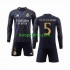 Real Madrid Uit Tenue Kinder Voetbalshirts Jude Bellingham 5 2023-2024 Lange Mouwen