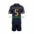 Real Madrid Uit Tenue Kinder Voetbalshirts Jude Bellingham 5 2023-2024 Korte Mouwen