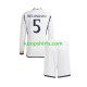 Real Madrid Thuis Tenue Kinder Voetbalshirts Jude Bellingham 5 2023-2024 Lange Mouwen Real Madrid Thuis Tenue Kinder Voetbalshirts Jude Bellingham 5 2023-2024 Lange Mouwen