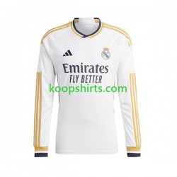 Real Madrid Thuis Tenue Kinder Voetbalshirts Jude Bellingham 5 2023-2024 Lange Mouwen