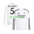 Real Madrid Thuis Wit Tenue Heren Voetbalshirts Jude Bellingham 5 2024-2025 Lange Mouwen