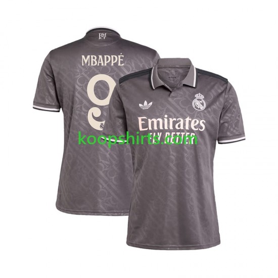 Real Madrid Derde Tenue Heren Voetbalshirts Kylian Mbappe 9 2024-2025 Korte Mouwen Real Madrid Derde Tenue Heren Voetbalshirts Kylian Mbappe 9 2024-2025 Korte Mouwen
