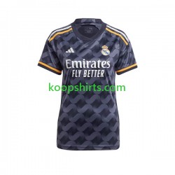 Real Madrid Uit Tenue Dames Voetbalshirts 2023-2024 Korte Mouwen