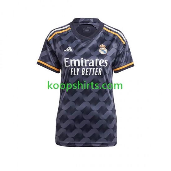 Real Madrid Uit Tenue Dames Voetbalshirts 2023-2024 Korte Mouwen Real Madrid Uit Tenue Dames Voetbalshirts 2023-2024 Korte Mouwen