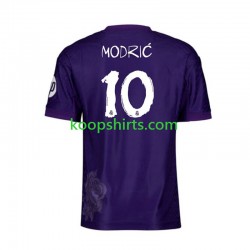 Real Madrid Vierde Paars Tenue Heren Voetbalshirts Lucas Modric 10 Y-3 2023-2024 Korte Mouwen