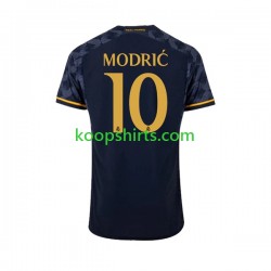 Real Madrid Uit Tenue Heren Voetbalshirts Luka Modric 10 2023-2024 Korte Mouwen