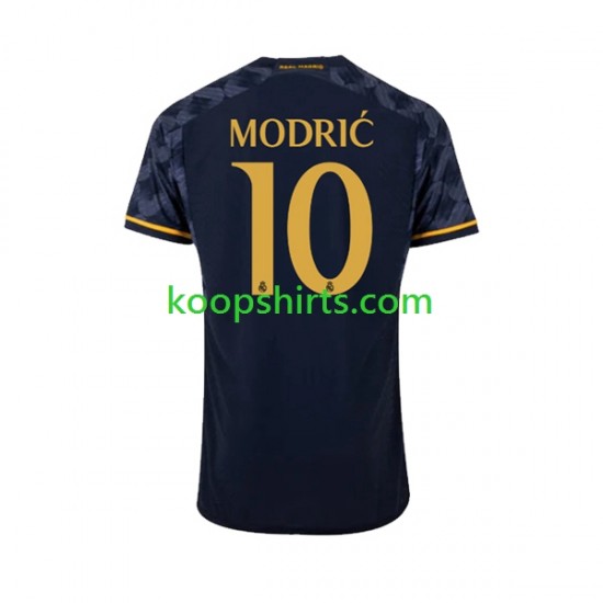 Real Madrid Uit Tenue Heren Voetbalshirts Luka Modric 10 2023-2024 Korte Mouwen Real Madrid Uit Tenue Heren Voetbalshirts Luka Modric 10 2023-2024 Korte Mouwen