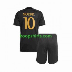 Real Madrid Derde Tenue Kinder Voetbalshirts Luka Modric 10 2023-2024 Korte Mouwen