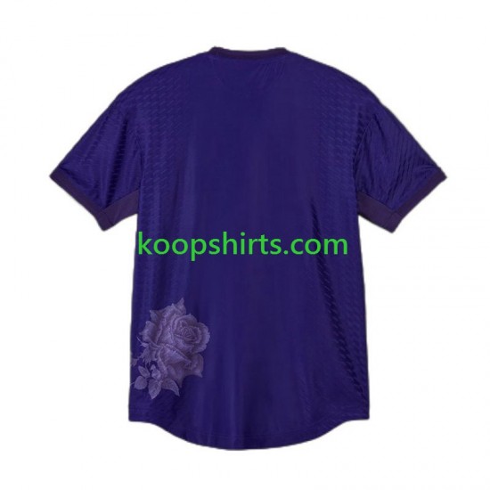 Real Madrid Vierde Paars Tenue Heren Voetbalshirts 2023-2024 Korte Mouwen