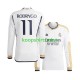 Real Madrid Thuis Tenue Heren Voetbalshirts Rodrygo Goes 11 2023-2024 Lange Mouwen Real Madrid Thuis Tenue Heren Voetbalshirts Rodrygo Goes 11 2023-2024 Lange Mouwen