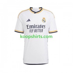 Real Madrid Thuis Tenue Kinder Voetbalshirts TCHOUAMENI 18 2023-2024 Korte Mouwen