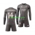 Real Madrid Uit Tenue Kinder Voetbalshirts Tchouameni 14 2024-2025 Lange Mouwen