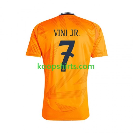 Real Madrid Uit Tenue Heren Voetbalshirts VINI JR 7 2024-2025 Korte Mouwen
