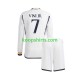 Real Madrid Thuis Tenue Kinder Voetbalshirts Vinicius Junior 7 2023-2024 Lange Mouwen Real Madrid Thuis Tenue Kinder Voetbalshirts Vinicius Junior 7 2023-2024 Lange Mouwen
